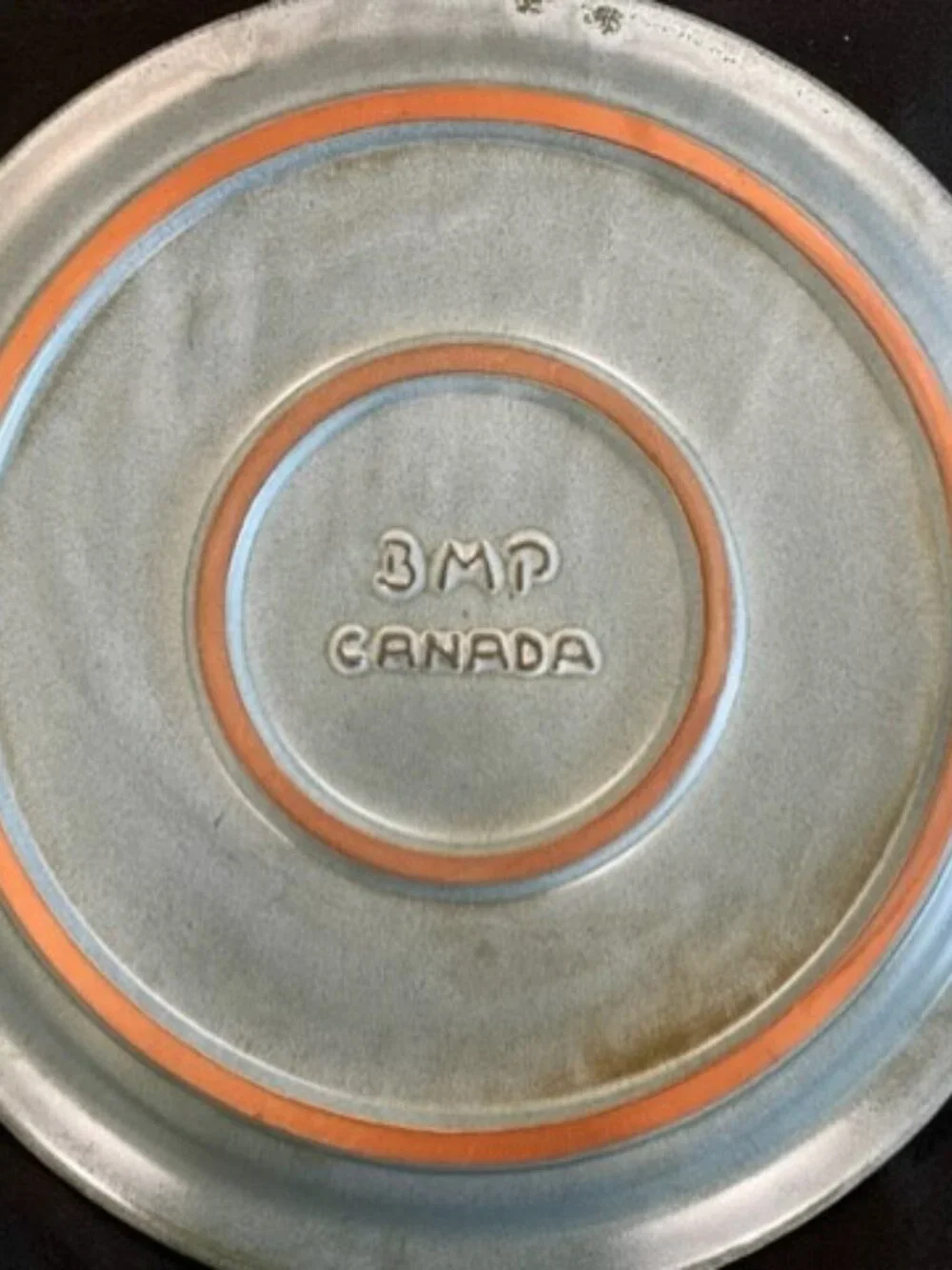 Vintage BMP Canada Blue Mountain Pottery Stoneware Bowl & Platter
